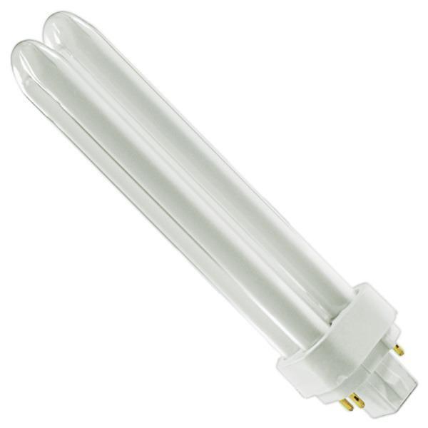 T4 Quad Tube Dulux Compact Fluorescent Bulb - G24Q-1 Four Pin Base - 13W - Sylvania