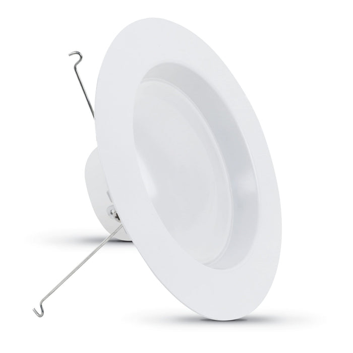 5" and 6" Recessed Downlight Dimmable LED Integrated Light Fixture - E26 Medium Base - 12.3W & 17.2W - FEIT