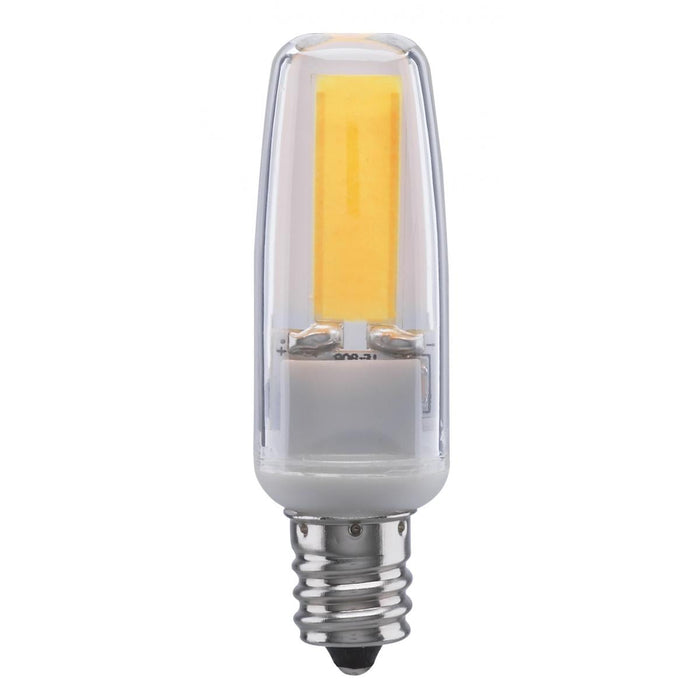 Satco S11214 4 Watt LED 3000K Clear Double Contact Bayonet base 120-130 Volt