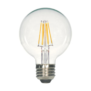 Replacement for Satco S11365 5.5 Watt G25 LED Clear Medium base 3000K 120 Volt - NOW S21227