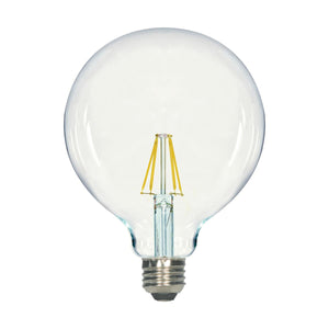 Replacement for Satco S11367 8 Watt G40 LED Clear Medium base 3000K 120 Volt - NOW S21258