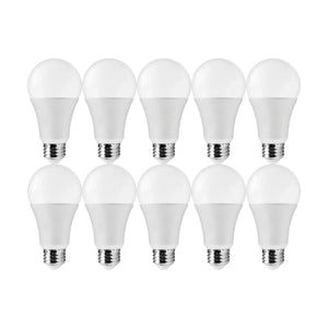 Satco S11419 14 Watt A19 LED 5000K 100 Watt Replacement Medium base 220 deg. Beam Angle 10-Pack