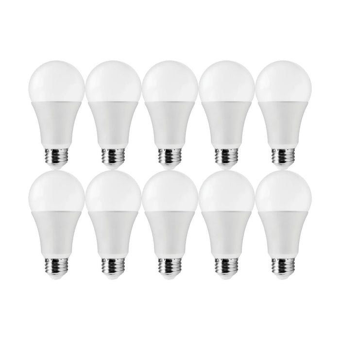 Satco S11419 14 Watt A19 LED 5000K 100 Watt Replacement Medium base 220 deg. Beam Angle 10-Pack
