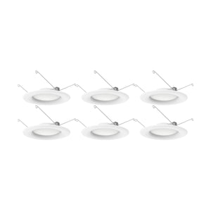 Satco S11641 9.2 Watt LED Downlight Retrofit 5-6 inch 90 CRI 3000K 120 Volt Pack of 6
