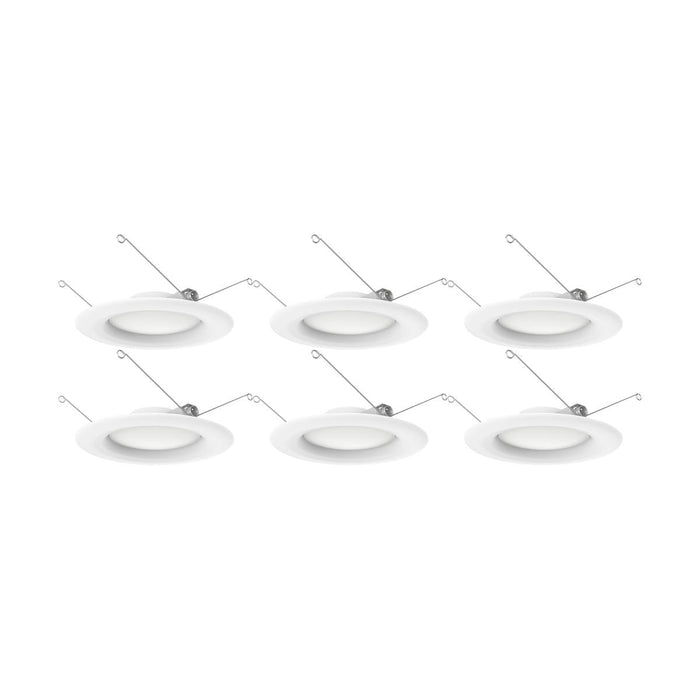 Satco S11641 9.2 Watt LED Downlight Retrofit 5-6 inch 90 CRI 3000K 120 Volt Pack of 6
