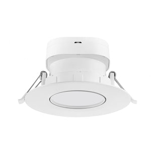 Satco S11710 7 watt LED Direct Wire Downlight Gimbaled 4 inch 4000K 120 volt Dimmable