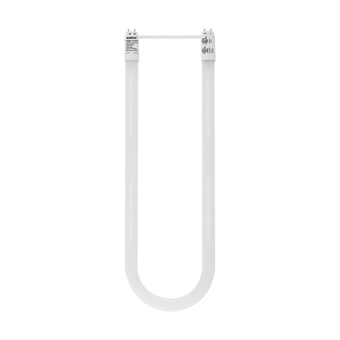 Satco S11973 13 Watt T8 U-Bend LED Medium bi-pin base 5000K Type A/B Ballast Dependent or Ballast Bypass Single or Double Ended Wiring