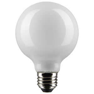 Satco S21240 6 Watt G25 LED; White; Medium base; 90 CRI; 4000K; 120 Volt