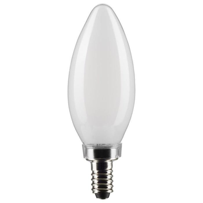 Satco S21278 5.5 Watt B11 LED; Frost; Candelabra base; 90 CRI; 2700K; 120 Volt