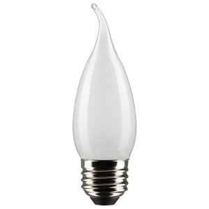 Satco S21321 5.5 Watt CA11 LED; Frost; Medium base; 90 CRI; 4000K; 120 Volt