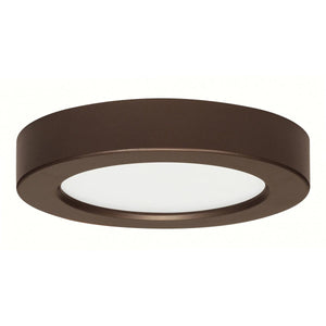 Satco S21500 10.5 watt 5.5" Flush Mount LED Fixture 3000K Round Shape Bronze Finish 120 volts