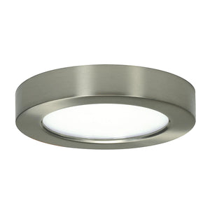 Satco S21518 10.5 watt 5.5" Flush Mount LED Fixture 5000K Round Shape Brushed Nickel Finish 120 volts