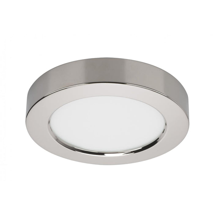 Satco S21525 10.5 watt 5.5" Flush Mount LED Fixture 3000K Round Shape Polished Chrome Finish 120 volts