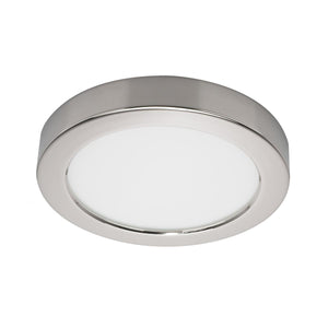 Satco S21527 13.5 watt 7" Flush Mount LED Fixture 3000K Round Shape Polished Chrome Finish 120 volts