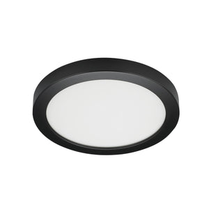 Satco S21530 18.5 watt 9" Flush Mount LED Fixture 3000K Round Shape Black Finish 120 volts