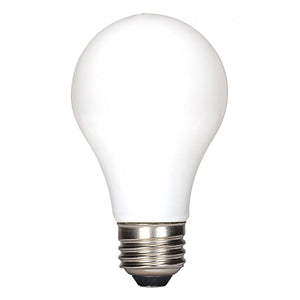 Satco S21714 7.5 Watt A19 LED Soft White 2700K Medium base 120 Volt 4-Pack