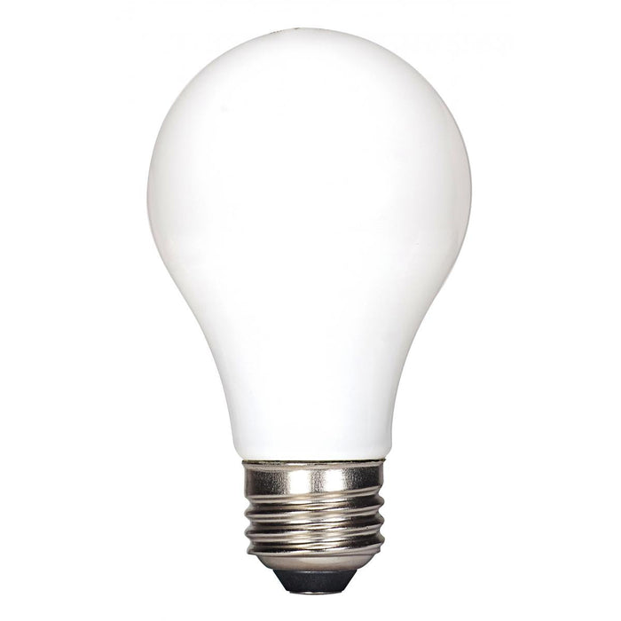 Satco S21714 7.5 Watt A19 LED Soft White 2700K Medium base 120 Volt 4-Pack