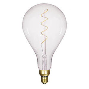 Satco S22433 4 Watt PS52 LED vintage style Clear 25000 Average rated hours Medium Base 120 Volt