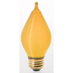 Satco S2716 40 Watt C15 Incandescent Spun Amber