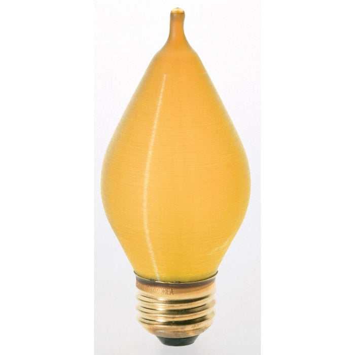 Satco S2716 40 Watt C15 Incandescent Spun Amber