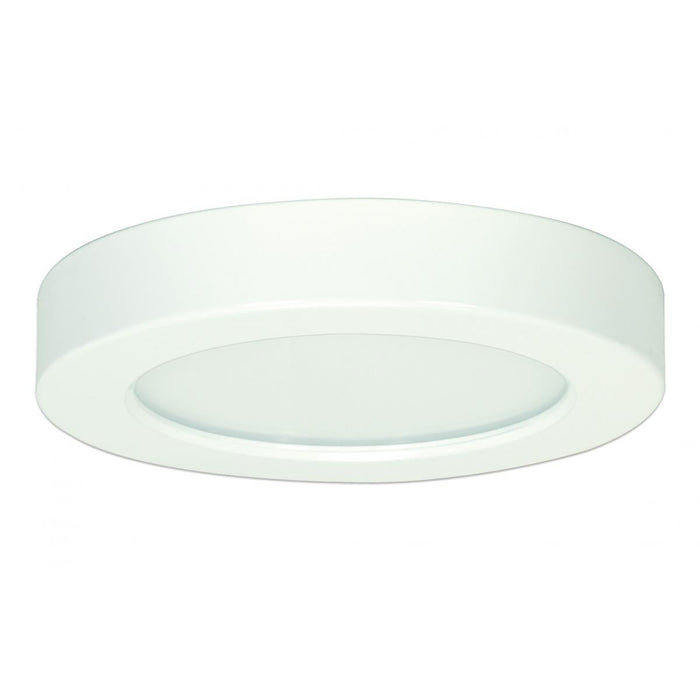 Satco S29320 10.5 watt 5.5" Flush Mount LED Fixture 2700K Round Shape White Finish 120 volts