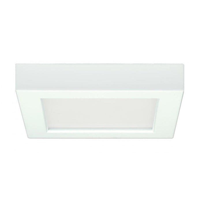 Satco S29324 10.5 watt 5.5" Flush Mount LED Fixture 2700K Square Shape White Finish 120 volts