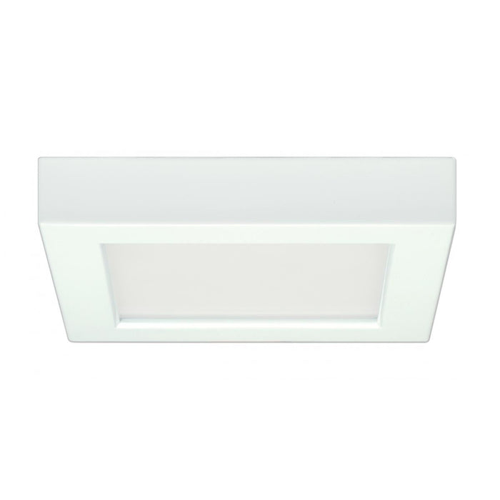 Satco S29327 10.5 watt 5.5" Flush Mount LED Fixture 3000K Square Shape White Finish 120 volts