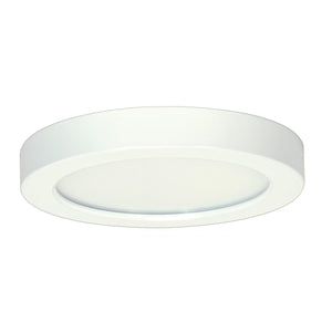 Satco S29328 13.5 watt 7" Flush Mount LED Fixture 2700K Round Shape White Finish 120 volts