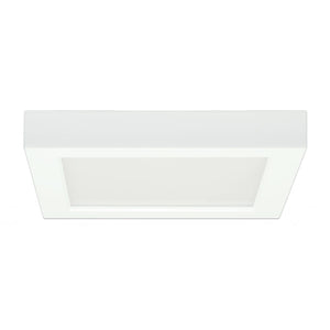Satco S29332 13.5 watt 7" Flush Mount LED Fixture 2700K Square Shape White Finish 120 volts