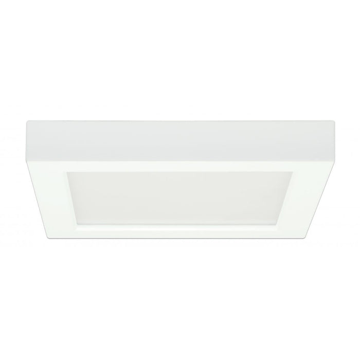 Satco S29332 13.5 watt 7" Flush Mount LED Fixture 2700K Square Shape White Finish 120 volts