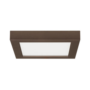 Satco S29334 13.5 watt 7" Flush Mount LED Fixture 2700K Square Shape Bronze Finish 120 volts