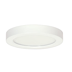 Satco S29339 18.5 watt 9" Flush Mount LED Fixture 3000K Round Shape White Finish 120 volts