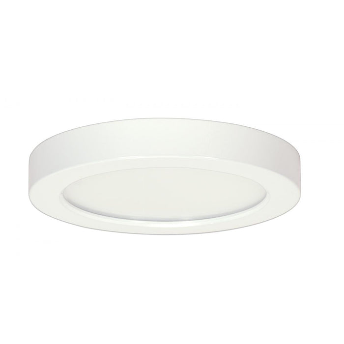 Satco S29339 18.5 watt 9" Flush Mount LED Fixture 3000K Round Shape White Finish 120 volts