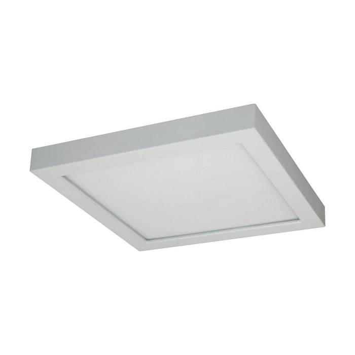 Satco S29340 18.5 watt 9" Flush Mount LED Fixture 2700K Square Shape White Finish 120 volts