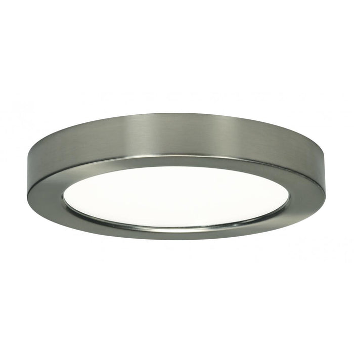 Satco S29349 13.5 watt 7" Flush Mount LED Fixture 3000K Round Shape Brushed Nickel Finish 120 volts