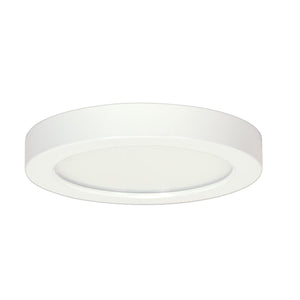 Satco S29358 18.5 watt 9" Flush Mount LED Fixture 3000K Round Shape White Finish 277 volts