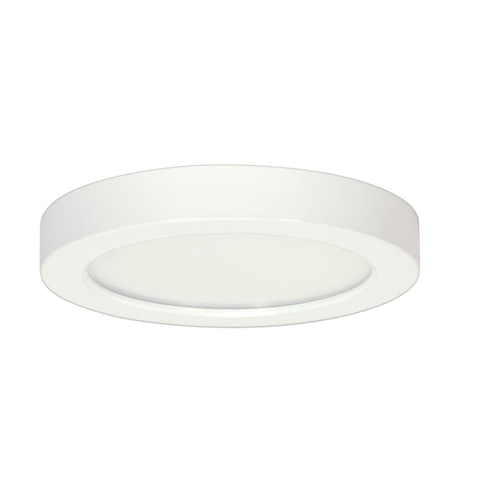 Satco S29358 18.5 watt 9" Flush Mount LED Fixture 3000K Round Shape White Finish 277 volts