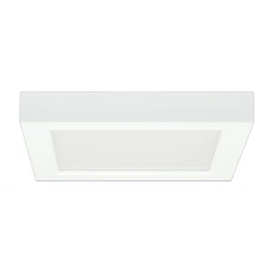Satco S29361 13.5 watt 7" Flush Mount LED Fixture 5000K Square Shape White Finish 120 volts