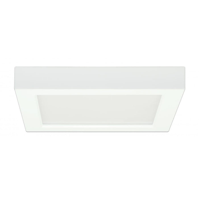 Satco S29361 13.5 watt 7" Flush Mount LED Fixture 5000K Square Shape White Finish 120 volts