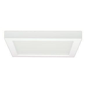 Satco S29363 18.5 watt 9" Flush Mount LED Fixture 5000K Square Shape White Finish 120 volts