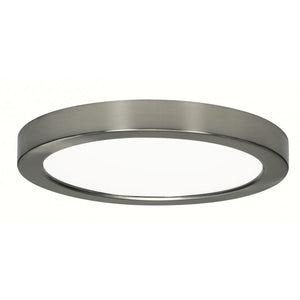 Satco S29379 18.5 watt 9" Flush Mount LED Fixture 3000K Round Shape Brushed Nickel Finish 120 volts