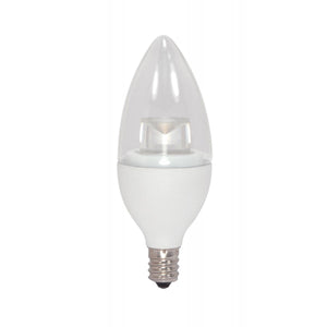 Satco S29618 3.5 Watt LED Candle 2700K Candelabra base 120 Volt