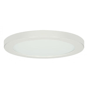Satco S29650 25 watt 13" Flush Mount LED Fixture 3000K Round Shape White Finish 120 volts