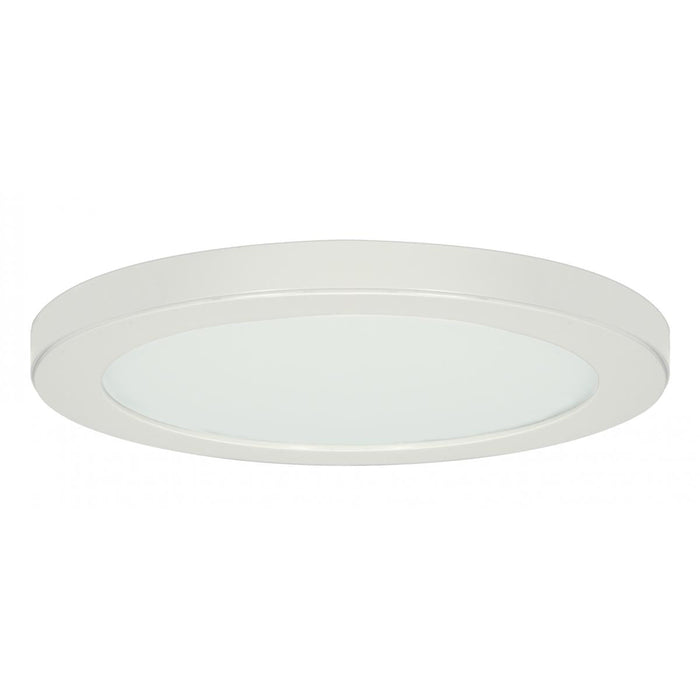 Satco S29650 25 watt 13" Flush Mount LED Fixture 3000K Round Shape White Finish 120 volts