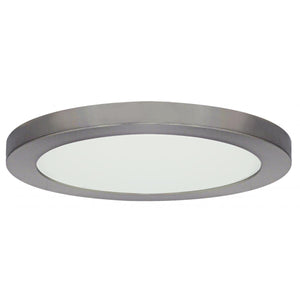 Satco S29651 25 watt 13" Flush Mount LED Fixture 3000K Round Shape Brushed Nickel Finish 120 volts