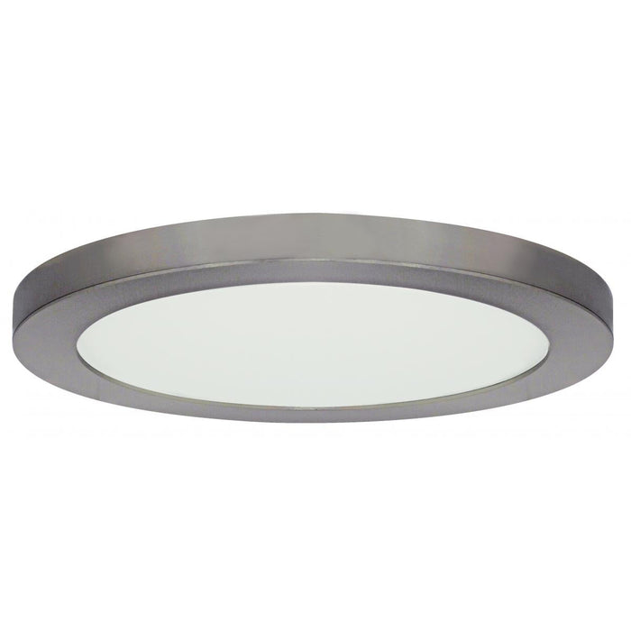 Satco S29651 25 watt 13" Flush Mount LED Fixture 3000K Round Shape Brushed Nickel Finish 120 volts
