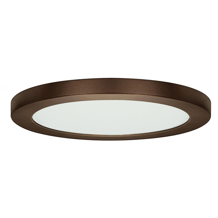 Satco S29652 25 watt 13" Flush Mount LED Fixture 3000K Round Shape Bronze Finish 120 volts
