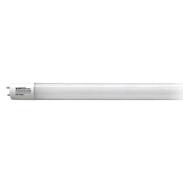 Replacement for Satco S29991 10 Watt T8 LED 3500K Medium Bi Pin base 50000 hours 1400 Lumens Type A Ballast dependent