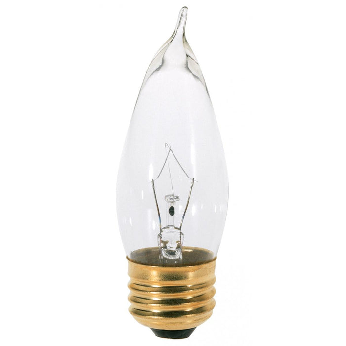 Replacement for Satco S3765 40 Watt CA10 Clear Medium base Incandescent 120 Volt 2-Card - NOW LED