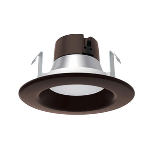 Satco S39847 8.5 watt LED Downlight Retrofit 4" 3000K 120 volts Dimmable Bronze Finish
